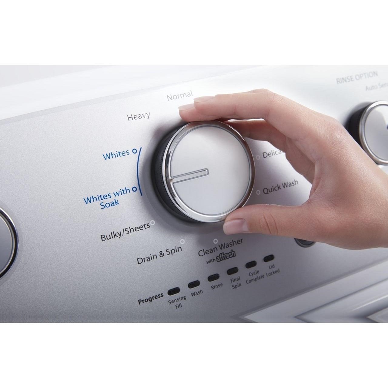 Whirlpool WTW4950HW 3.9 cu. ft. Top Load Washer with Soaking Cycles, 12